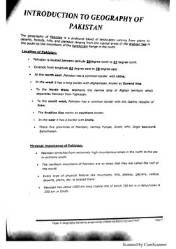 O Level Geography Notes PDF | PDF