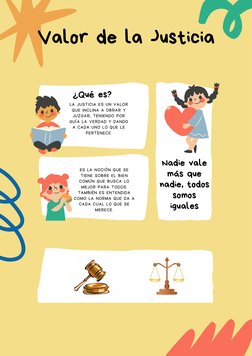 El Valor de la Justicia para Niños | PDF