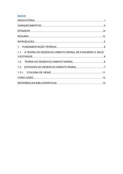 ÍNDICE 
DEDICATÓRIA......................................................................................................I
AG