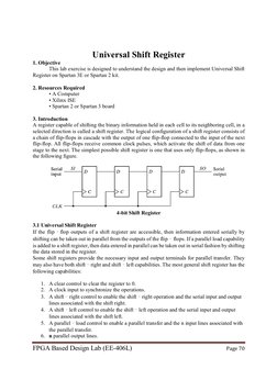 Universal Shift Register Design Lab | PDF | Electronic Engineering ...