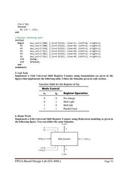 Universal Shift Register Design Lab | PDF | Electronic Engineering ...