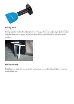Essential Construction Tools List with Images | PDF | Concrete | Masonry