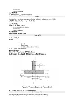 Cantilever Retaining Wall Design Example | PDF | Weight | Force