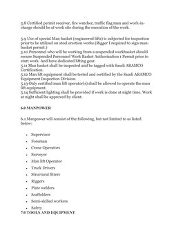 Steel Structure Erection Method Statement | PDF | Screw | Concrete
