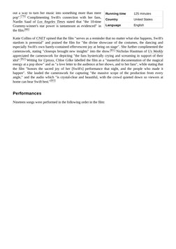 Running time
125 minutes
Country
United States
Language
English
out a way to turn her music into something more than mere
pop