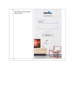 3.   
Once OTP is received, please 
enter the OTP 
 
 
  
 
