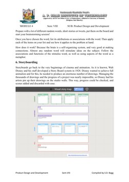 MODULE 4                      Sem: VIII               SUB: Product Design and Development 
Product Design and Development