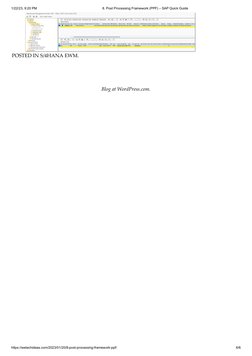 SAP PPF Framework Quick Guide | PDF | Version Control | Software ...