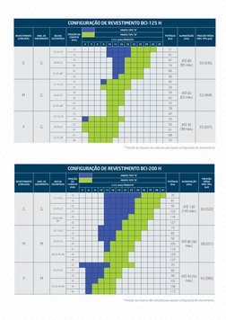 CONFIGURAÇÃO DE REVESTIMENTO BCI-125 H
REVESTIMENTO 
(CONCAVO)
ANEL DE
ENCHIMENTO
BUCHA
EXCENTRICA
POSIÇÃO DA 
CHAVETA 
(mm)
