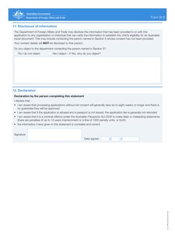 B11 Form Child Travel Document Application Form | PDF | Legal Guardian | Birth ...