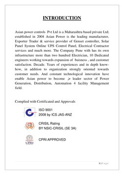 Electrical Control Panel Training Report | PDF | Fuse (Electrical) | Relay