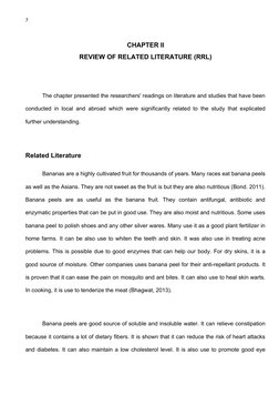 7
CHAPTER II
REVIEW OF RELATED LITERATURE (RRL)
The chapter presented the researchers' readings on literature and studies tha