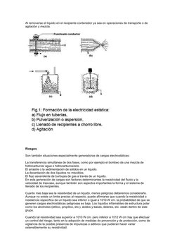 Al removerse el líquido en el recipiente contenedor ya sea en operaciones de transporte o de 
agitación y mezcla.
Riesgos
Son