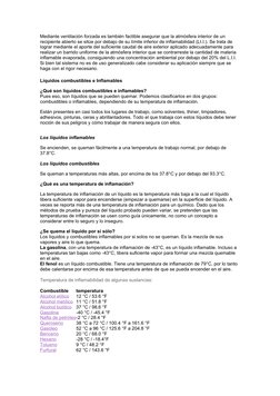 Mediante ventilación forzada es también factible asegurar que la atmósfera interior de un 
recipiente abierto se sitúe por de