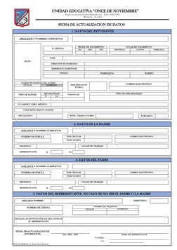 NO
SI
NO
SI
NO
Riobamba – Ecuador
CIUDAD
TELEF DOMICI
TELF.CELULAR
TIPO DE DISCAPACIDAD
PARROQUIA
NUMERO DE TELEFONO DEL ALUM