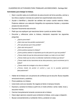 Actividades para Trabajar Emociones | PDF | Las emociones | Ira