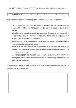 Actividades para Trabajar Emociones | PDF | Las emociones | Ira