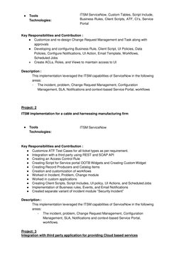 ServiceNow Developer Resume - 3 Years Experience | PDF | It Service ...