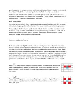 your foes, against the unit you are trying to kill, defence (D) value; if the A is equal or greater than D 
the unit(s) are k