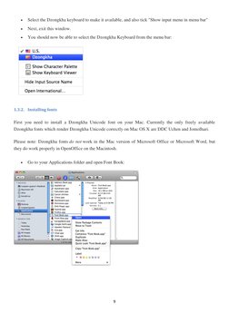 Dzongkha Unicode Installation Guide | PDF | Microsoft Word | Mac Os