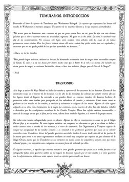 TUMULARIOS: INTRODUCCIÓN
Bienvenido al libro de ejército de Tumularios para Warhammer Reforged. Un ejército que representen l