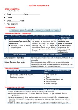 Normas de Convivencia en el Aula | PDF | Artes del Lenguaje y ...