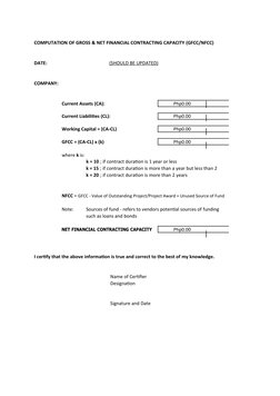 Nfcc Structure NFCC and GFCC Computation Guide | PDF