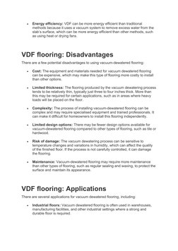 Vdf Process Screwfix Process VDF Flooring: Process and Benefits | PDF | Concrete | Flooring
