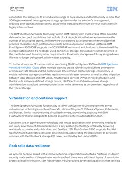 IBM FlashSystem 9500 Data Sheet | PDF