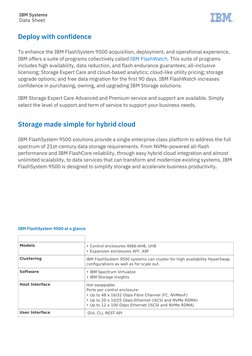 IBM FlashSystem 9500 Data Sheet | PDF