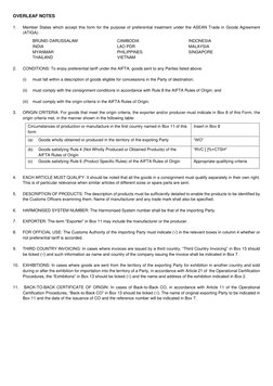 ASEAN-India Form AI Certificate | PDF