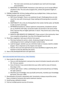 i.
The inner voice convinces you to postpone your work and encourages 
procrastination.
b. RESISTANCE IS YOUR ESCAPE: Resista