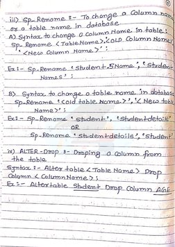 SQL Handwritten Notes | PDF