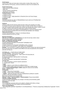 Tosca Control Groups and Parameters Guide | PDF | Parameter (Computer ...
