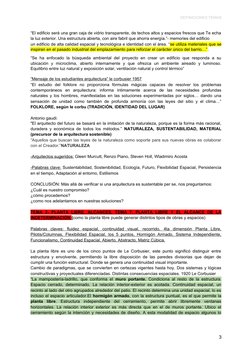 DEFINICIONES TEMAS
“El edificio será una gran caja de vidrio transparente, de techos altos y espacios frescos que Te echa
la