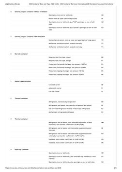 ISO Container Sizes and Codes Overview | PDF | Continuum Mechanics ...