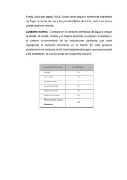 Cálculo de Dotación de Agua Potable | PDF | Agua | Consumo (economía)