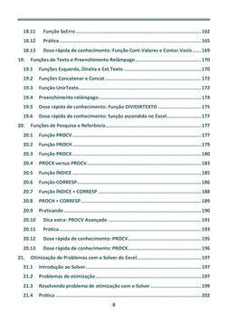 6 
 
18.11 
Função SeErro ........................................................................................ 162 
1