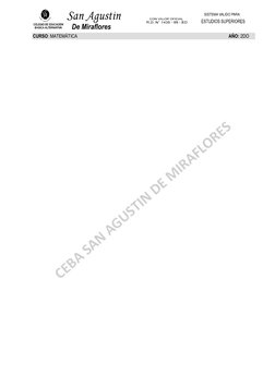 A
 
G
 
U
 S
T
I
N
N
 
  
A
 
S
 
SISTEMA VALIDO PARA
 
 
 
 
 
CURSO: MATEMÁTICA 
 
AÑO: 2DO 
 
 
