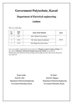 Government Polytechnic, Karad 
Department of Electrical engineering 
Certificate 
 
 
 
This is to certify that, 
 
Sr. 
No.