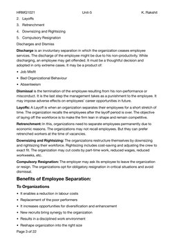 Types and Processes of Employee Separation | PDF | Communication | Layoff