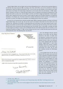 Ripperologist 122  September 2011 
4
&RORQHO+XJKHV+DOOHWWDQG/RUG1DSLHUERWKKDGGRQHGLVWLQJXLVKHGVHUYLFHLQ,QGLDDQG