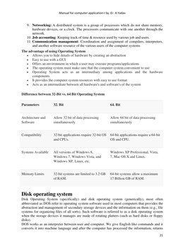 Manual for computer application-I by :Er. A Yadav 
 
 
21 
 
9. Networking: A distributed system is a group of processors whi