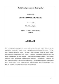 Internship Report | PDF | Php | Databases