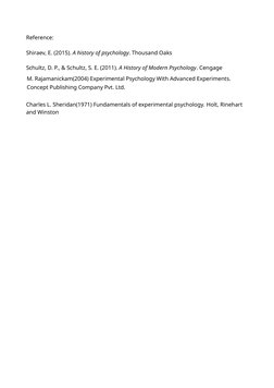 Overview of Experimental Psychology | PDF | Psychology | Experimental ...