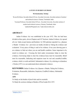 Burden of Proof in Indian Evidence Act | PDF | Burden Of Proof (Law ...
