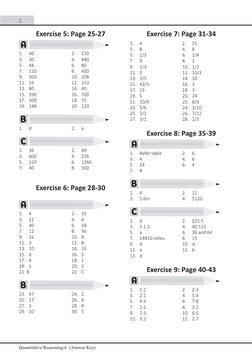 Grade 6 Quantitative Reasoning Answers | PDF | Mathematics | Elementary ...