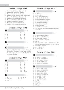 Grade 6 Quantitative Reasoning Answers | PDF | Mathematics | Elementary ...