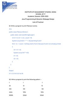 Java Practical Exam Questions and Solutions | PDF | Constructor (Object ...