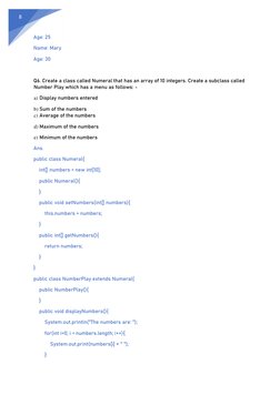 Java Practical Exam Questions and Solutions | PDF | Constructor (Object ...
